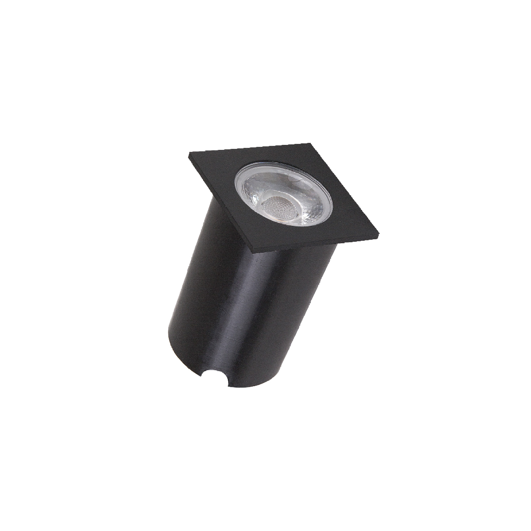 EMBUTIDO SOLO QUADRADO - PRETO 4.5W