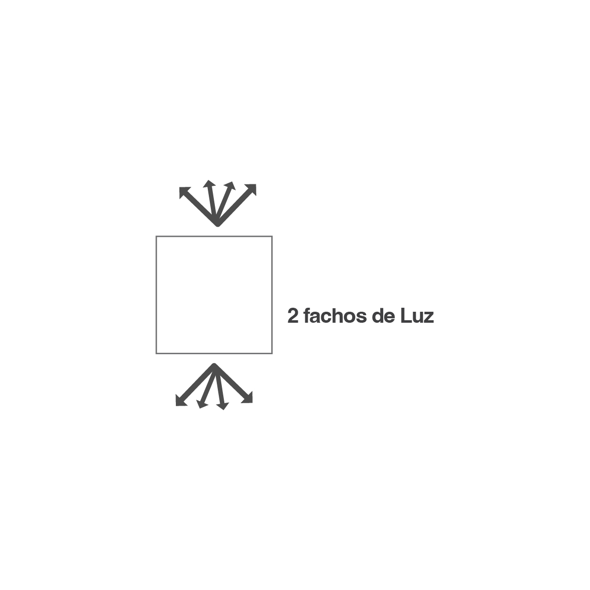 ARANDELA QUADRATTO II