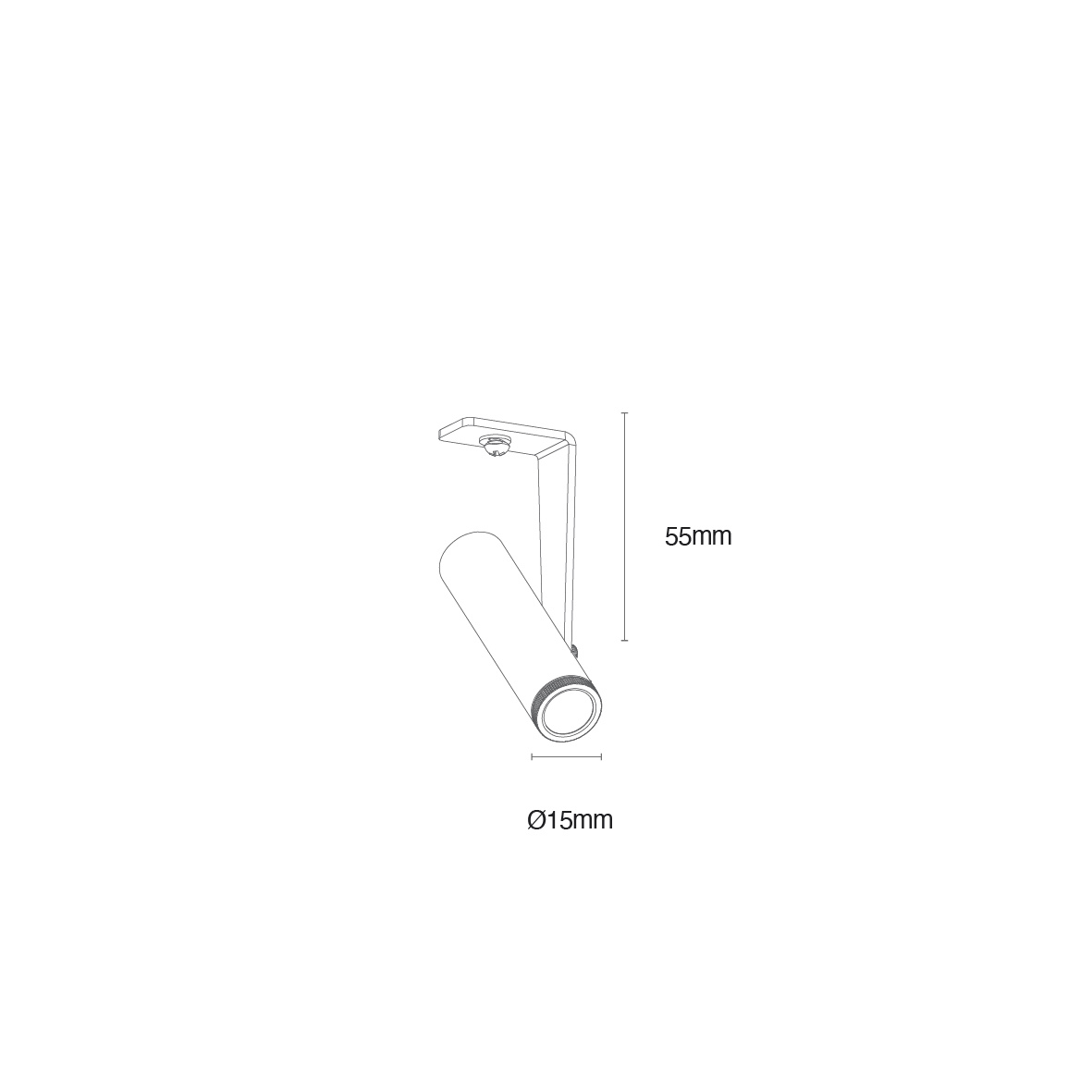 MINI SPOT ANGLE - 2W - 2700K / 15º